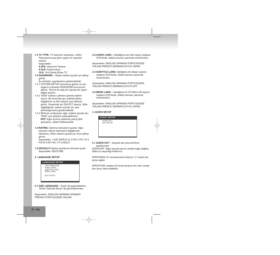 Elta 6740 User Manual | Page 194 / 254