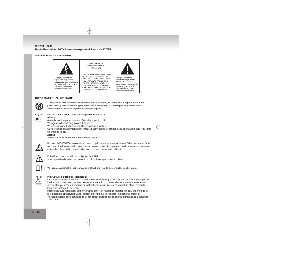 Elta 6740 User Manual | Page 200 / 254