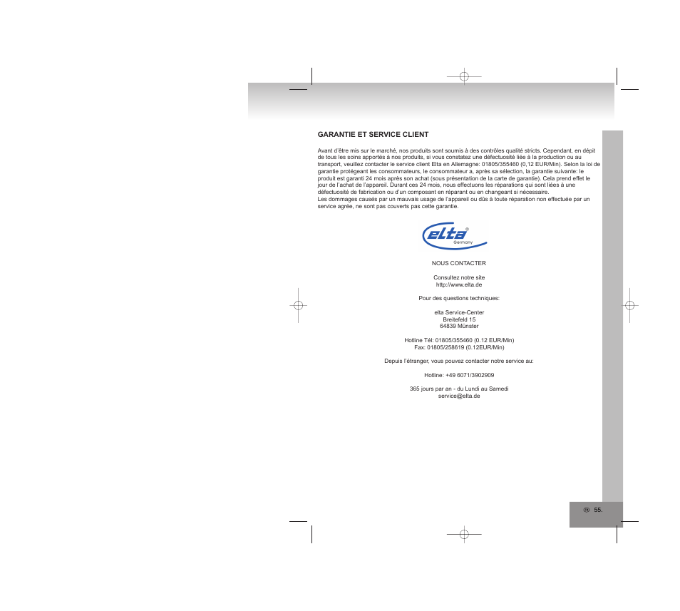 Elta 6740 User Manual | Page 55 / 254