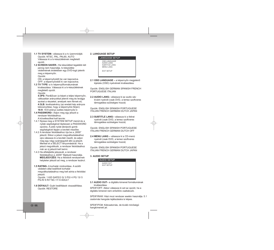 Elta 6740 User Manual | Page 68 / 254