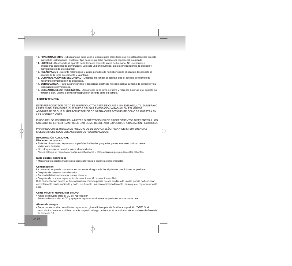 Elta 6740 User Manual | Page 94 / 254