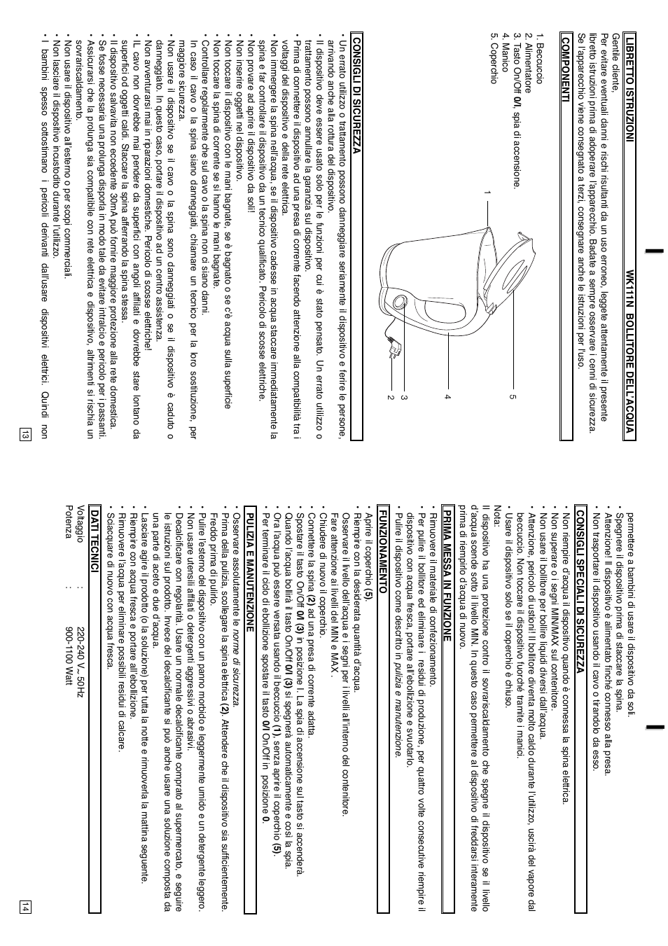 Elta Water Kettle User Manual | Page 8 / 16