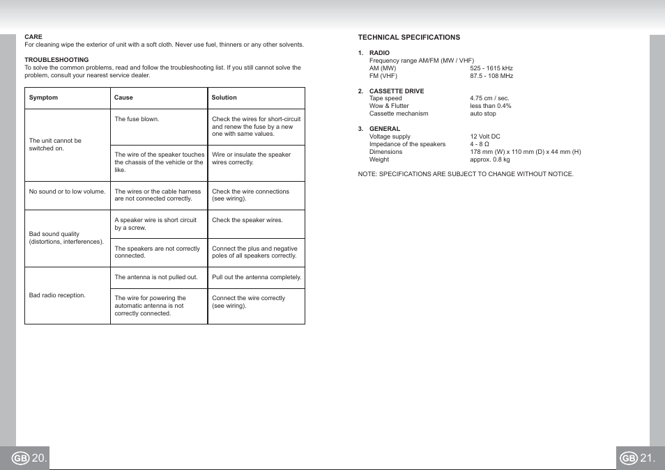 7173n2 im p020,21_gb.pdf | Elta 7173N2 User Manual | Page 11 / 71