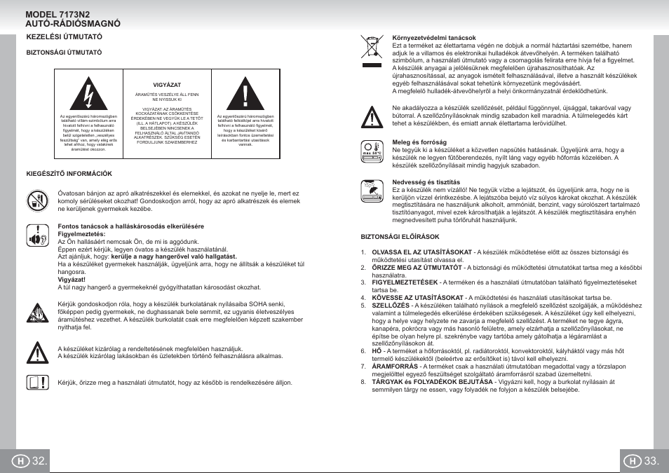 7173n2 im p032,33_h.pdf | Elta 7173N2 User Manual | Page 17 / 71