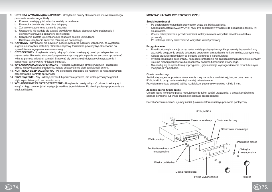 7173n2 im p074,75_pl.pdf | Elta 7173N2 User Manual | Page 38 / 71