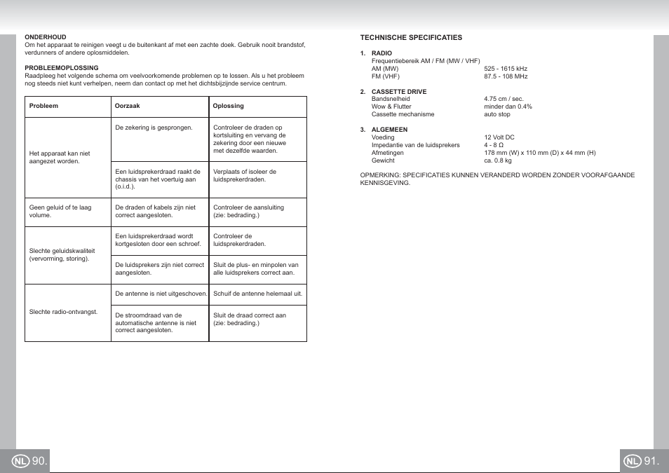 7173n2 im p090,91_nl.pdf | Elta 7173N2 User Manual | Page 46 / 71