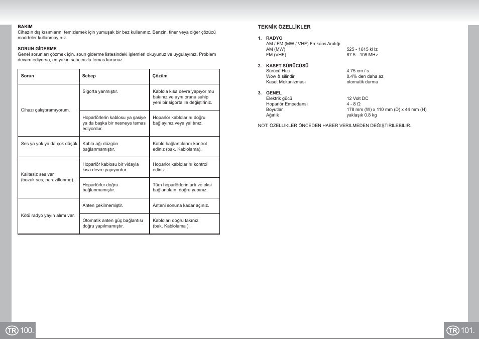 7173n2 im p100,101_tr.pdf | Elta 7173N2 User Manual | Page 51 / 71
