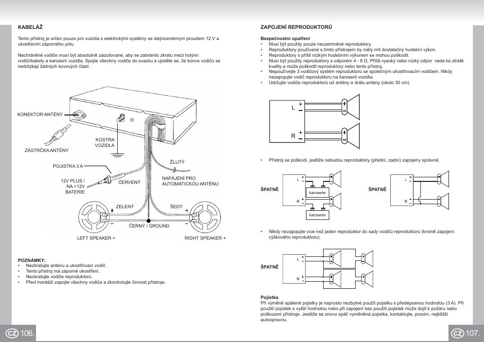 7173n2 im p106,107_cz.pdf, Špatně | Elta 7173N2 User Manual | Page 54 / 71