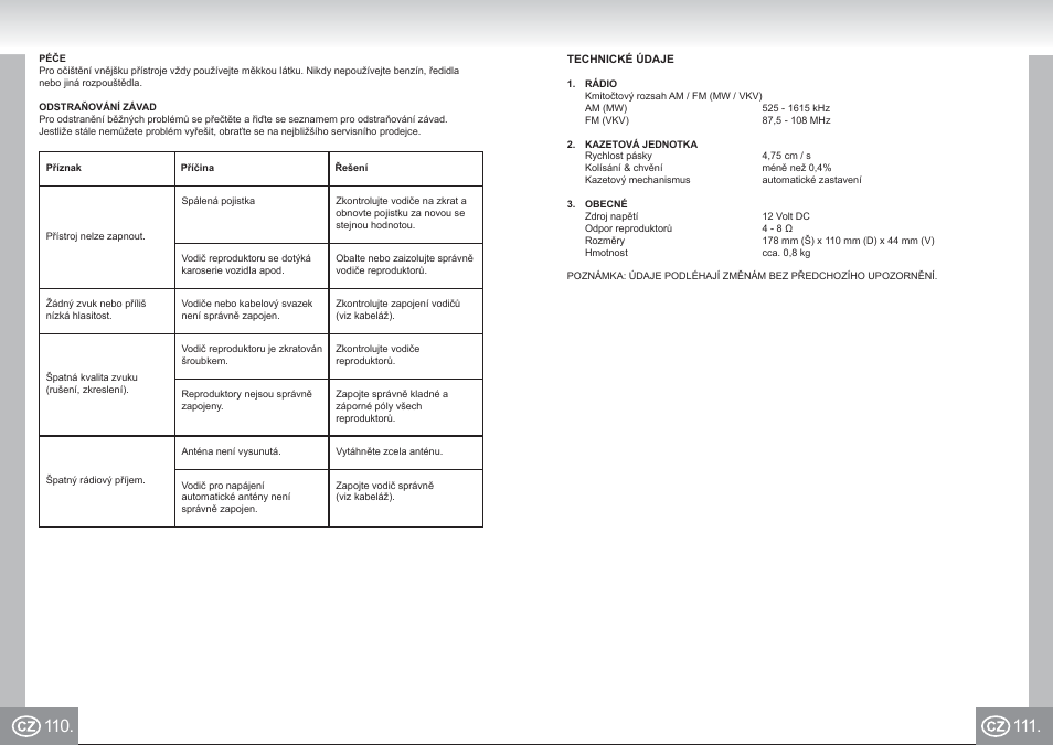 7173n2 im p110,111_cz.pdf | Elta 7173N2 User Manual | Page 56 / 71