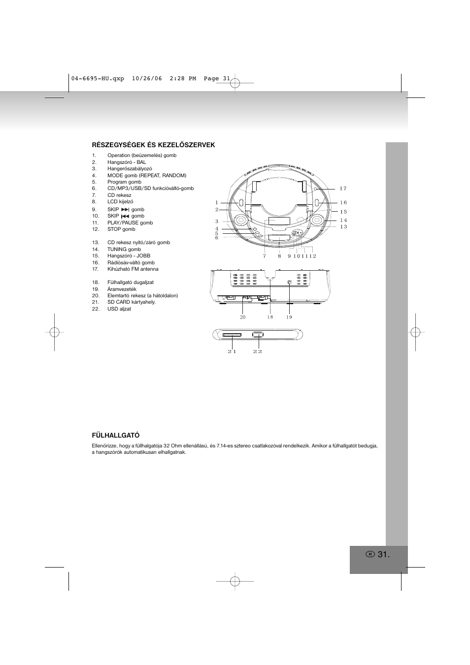 Elta 6695 User Manual | Page 31 / 101