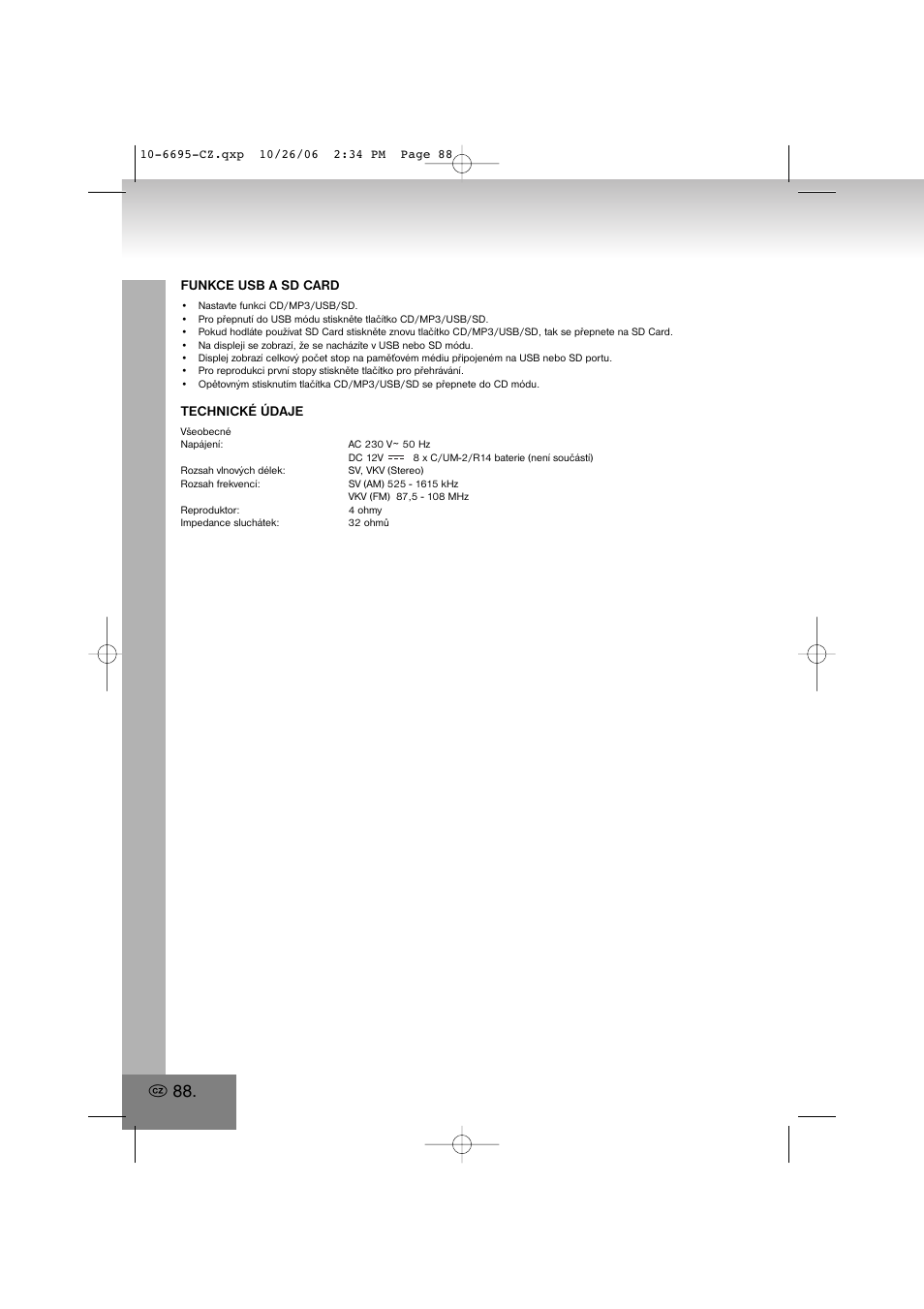 Elta 6695 User Manual | Page 88 / 101