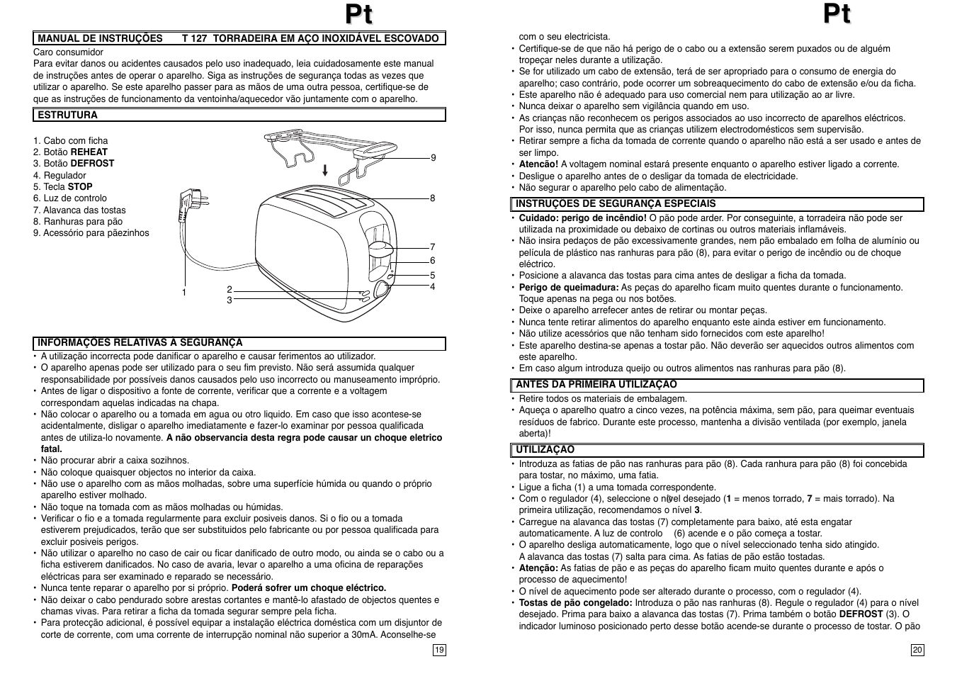Elta T127 User Manual | Page 11 / 18