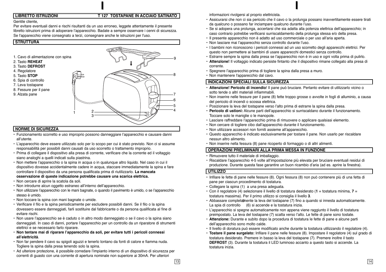 Elta T127 User Manual | Page 8 / 18