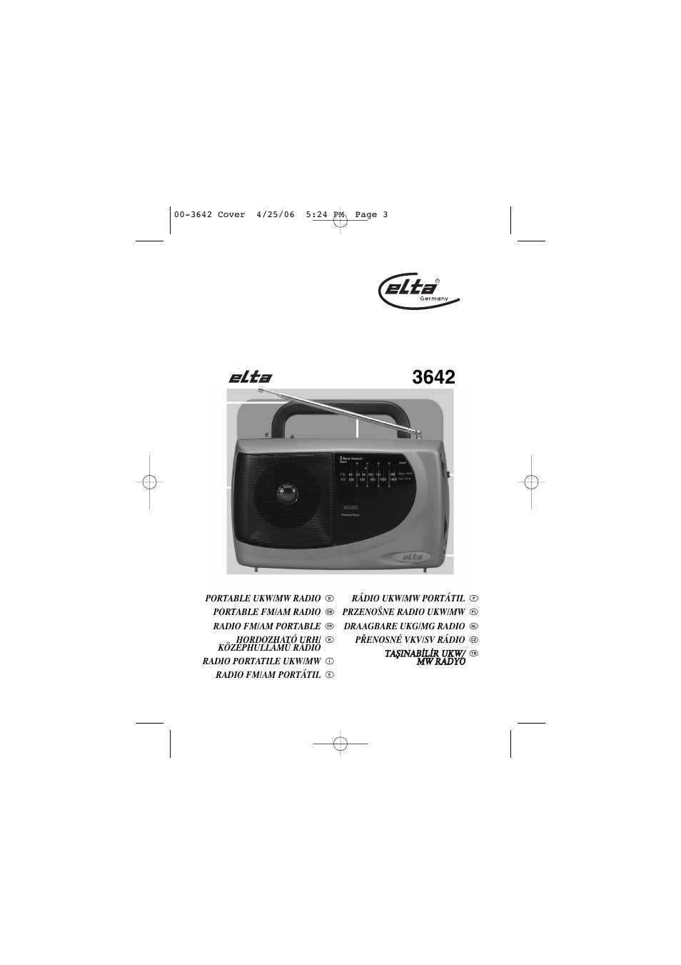 Elta 3642 User Manual | 46 pages