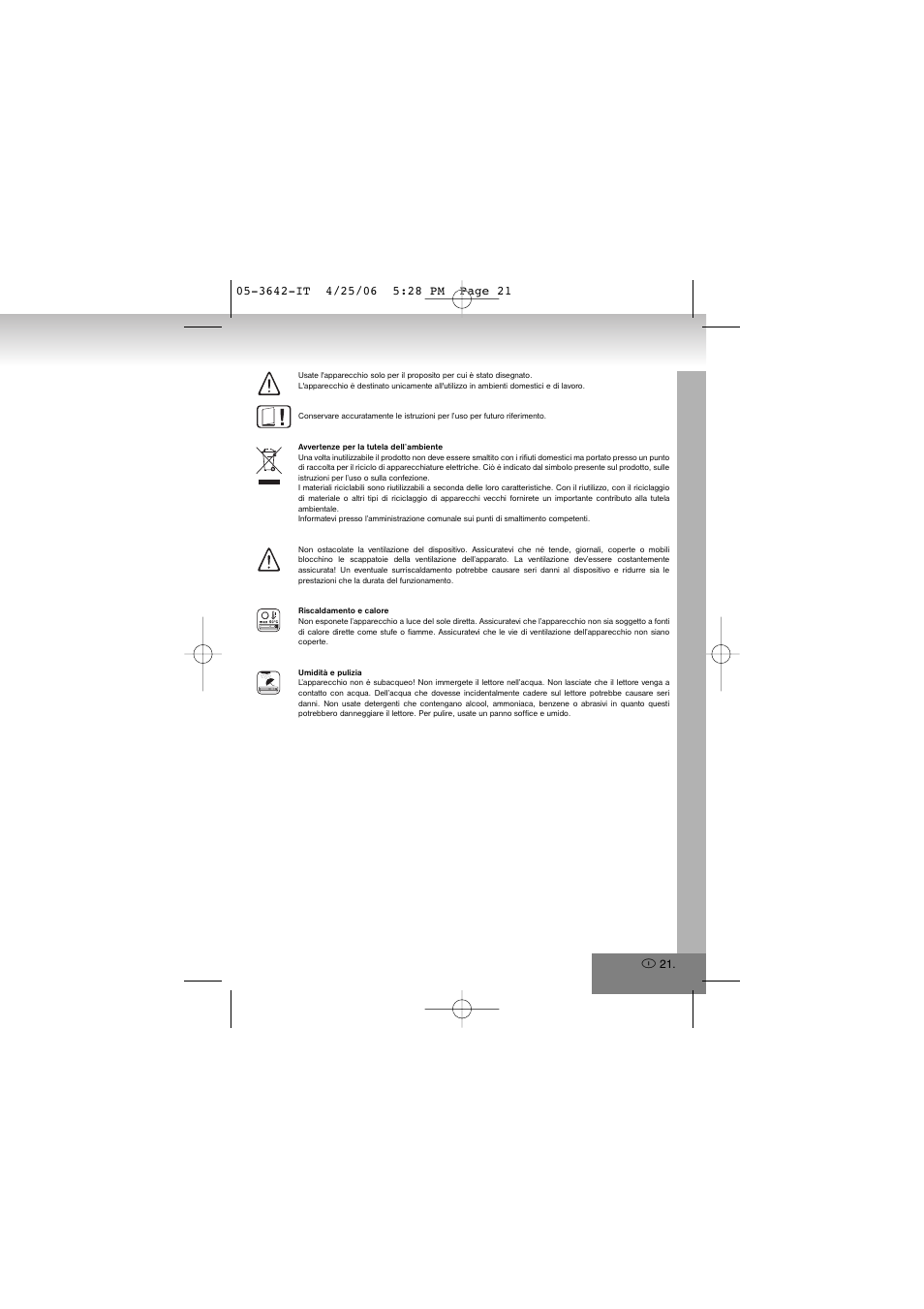 Elta 3642 User Manual | Page 21 / 46