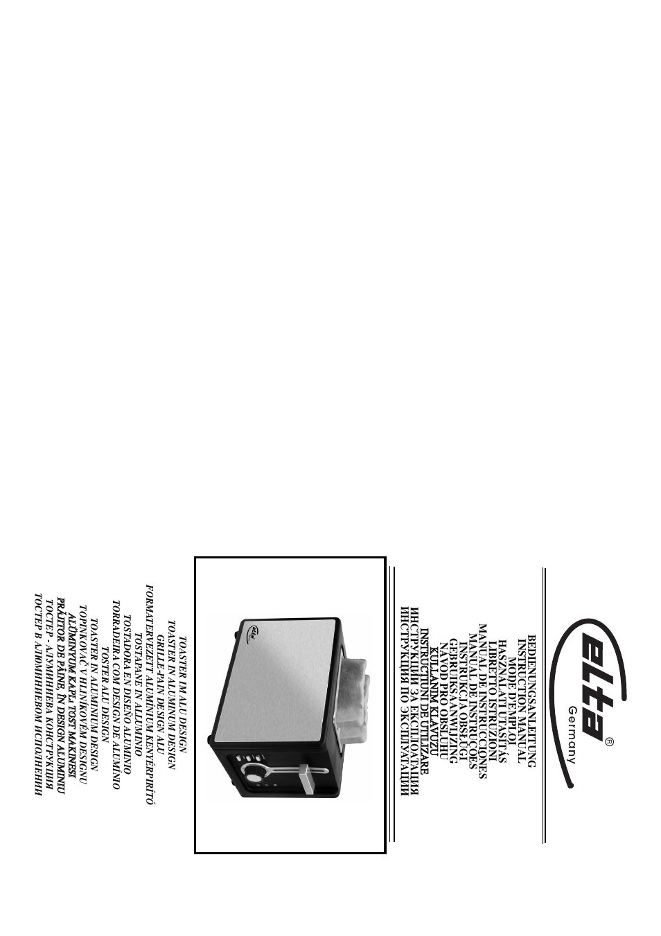 Elta T405 User Manual | 22 pages