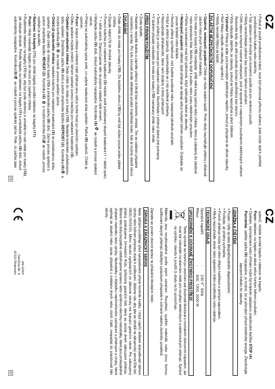 Elta T405 User Manual | Page 16 / 22