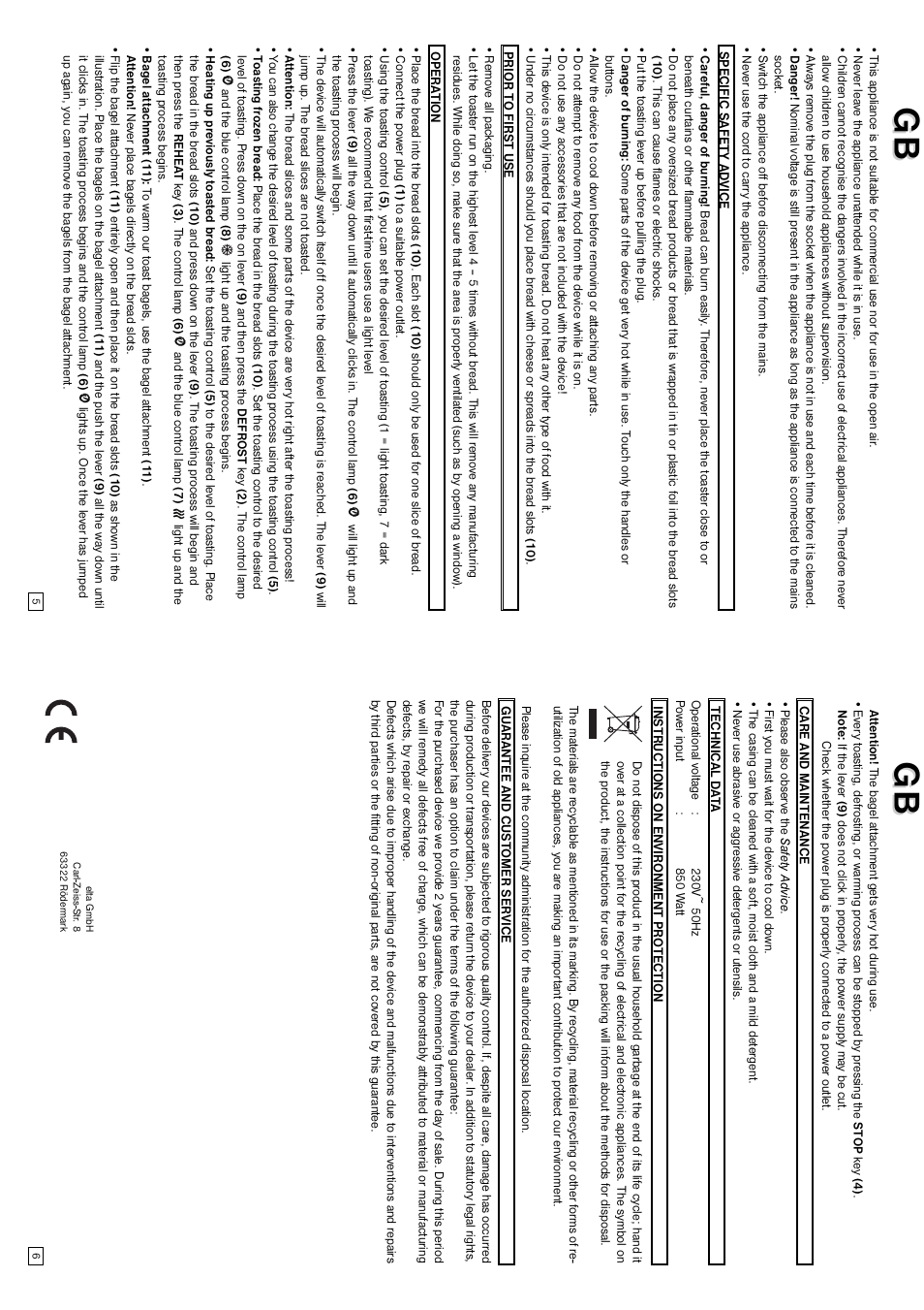 Elta T405 User Manual | Page 4 / 22