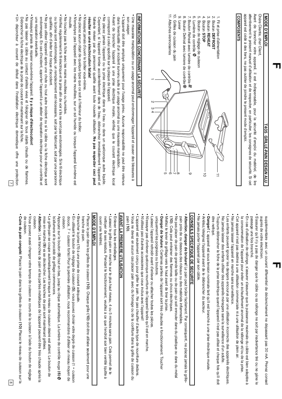 Elta T405 User Manual | Page 5 / 22