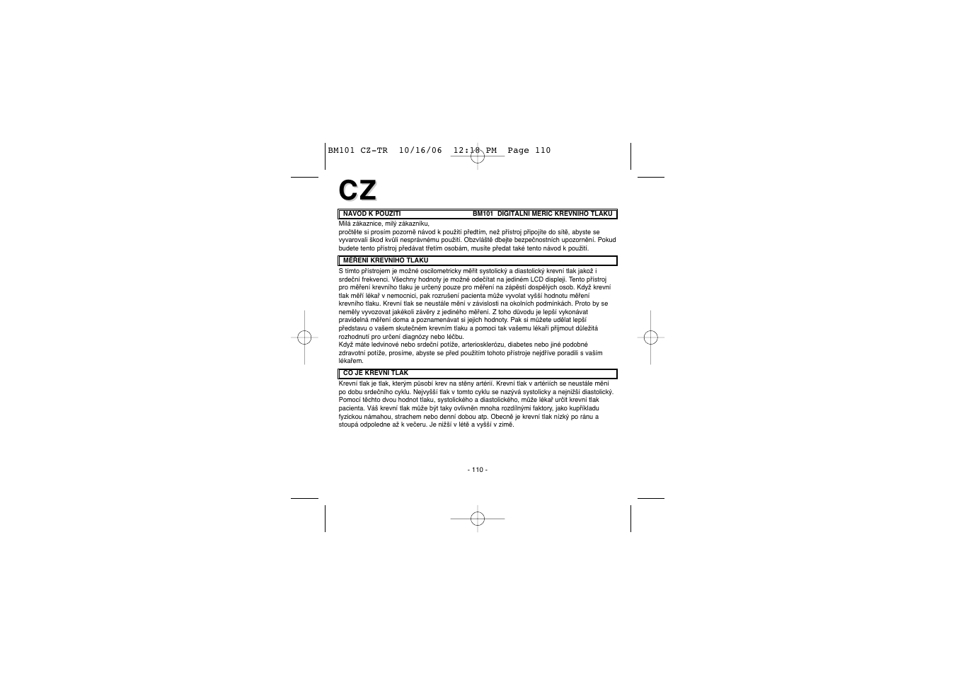 Elta BM-101 User Manual | Page 110 / 133