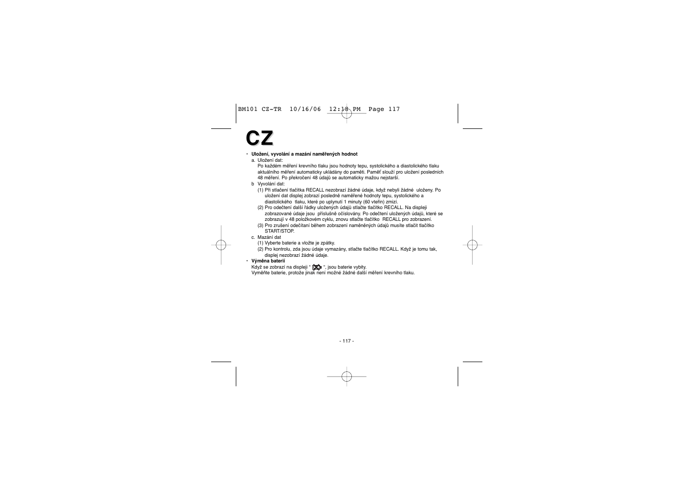 Elta BM-101 User Manual | Page 117 / 133