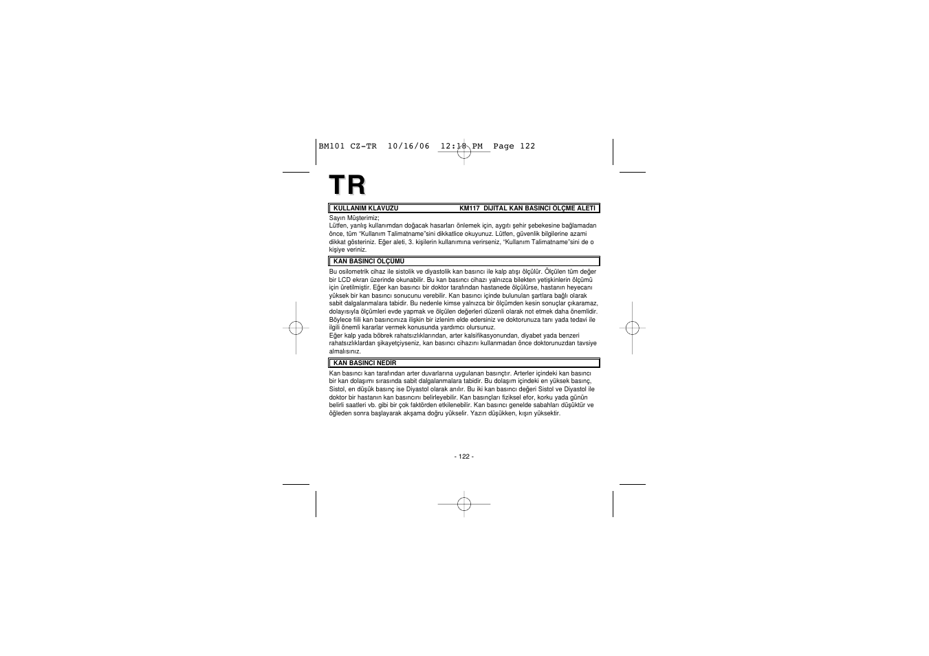 Elta BM-101 User Manual | Page 122 / 133