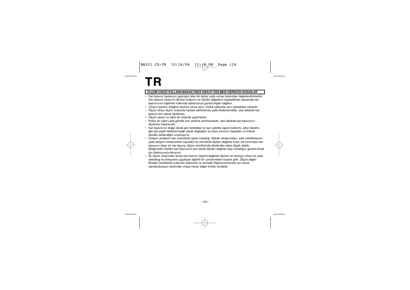 Elta BM-101 User Manual | Page 124 / 133