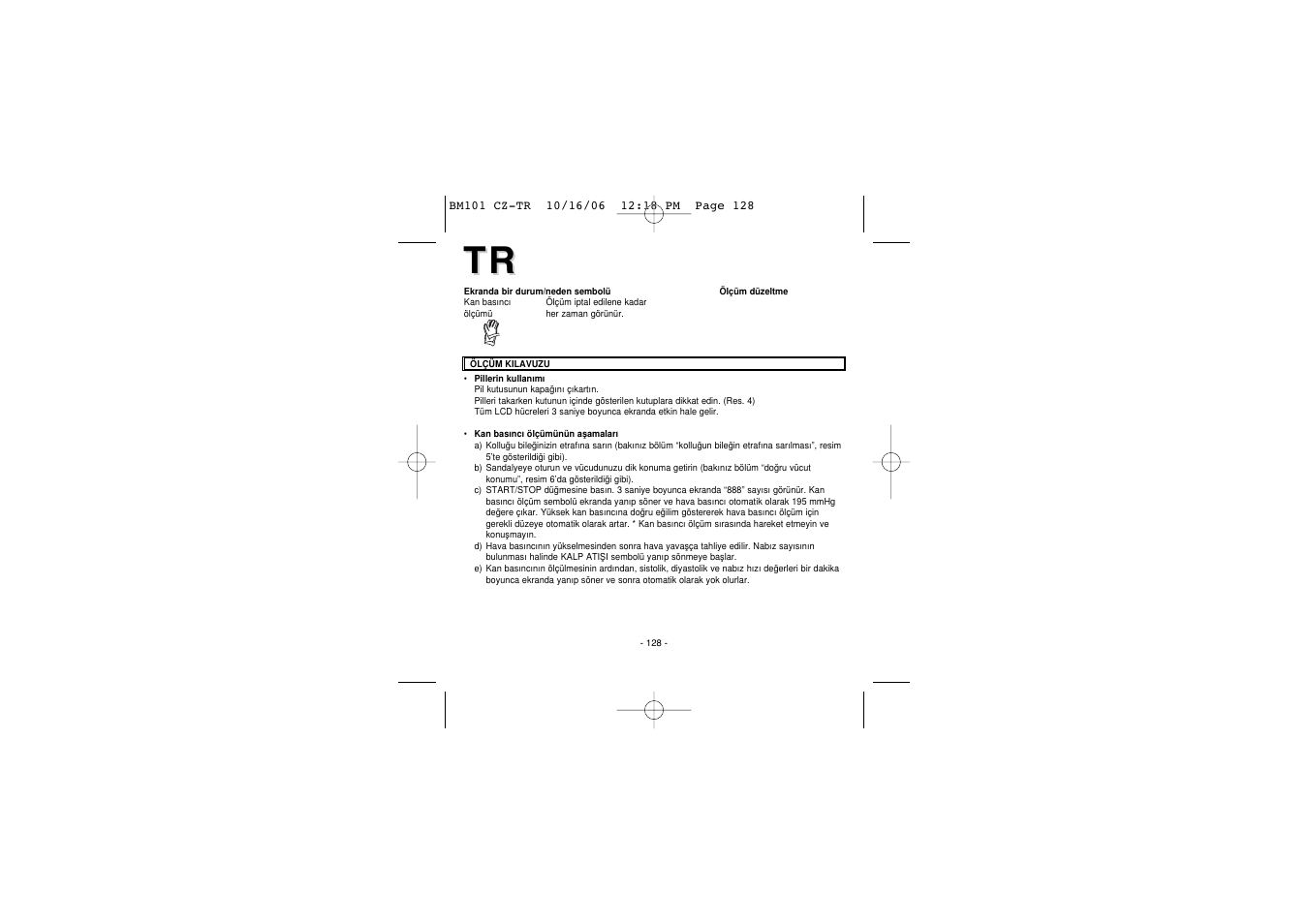 Elta BM-101 User Manual | Page 128 / 133