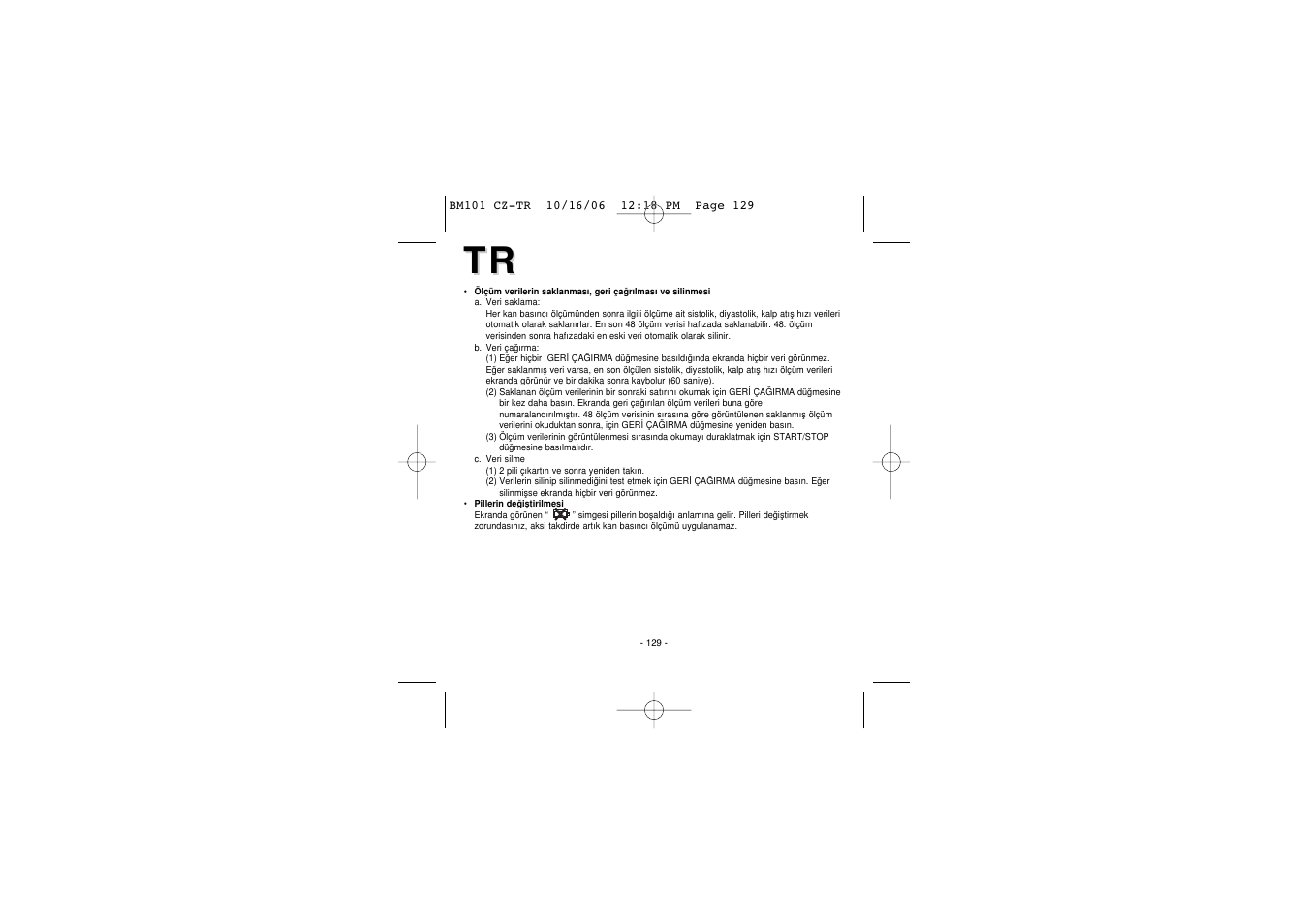 Elta BM-101 User Manual | Page 129 / 133