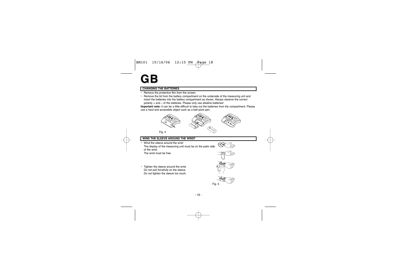 Elta BM-101 User Manual | Page 18 / 133