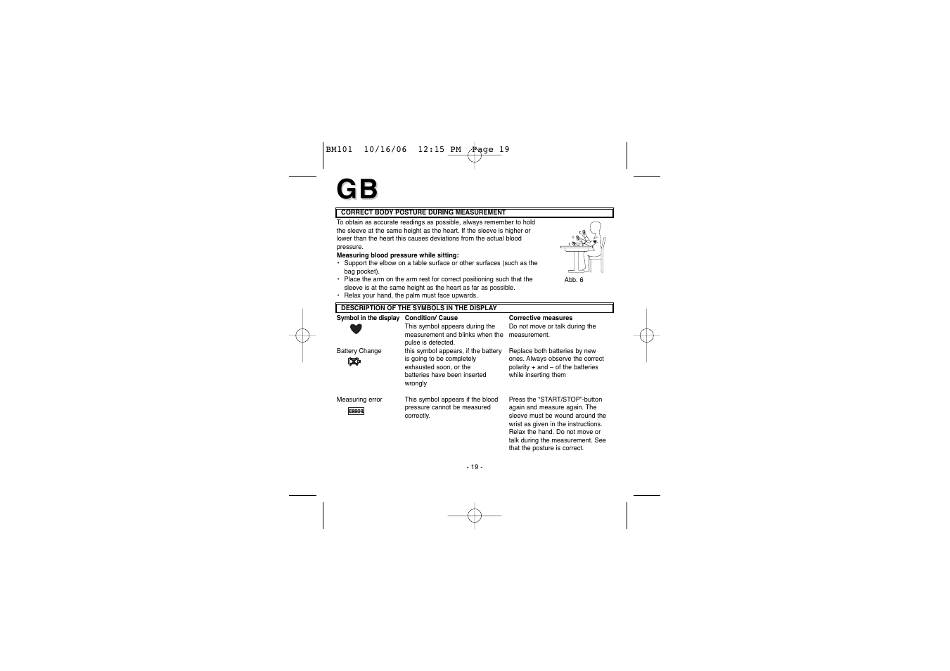 Elta BM-101 User Manual | Page 19 / 133