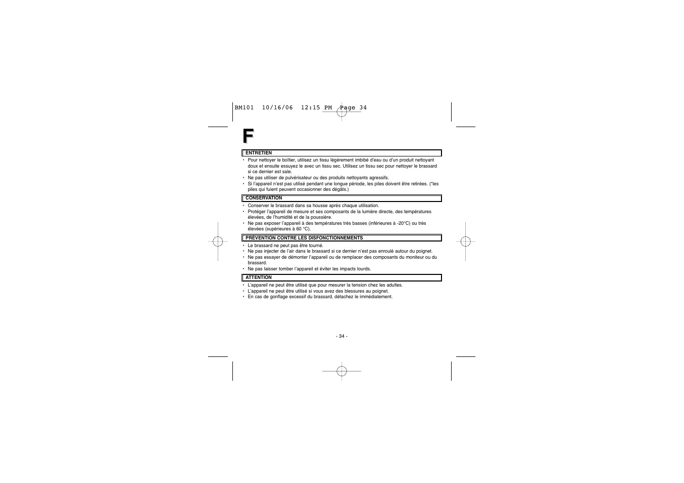 Elta BM-101 User Manual | Page 34 / 133