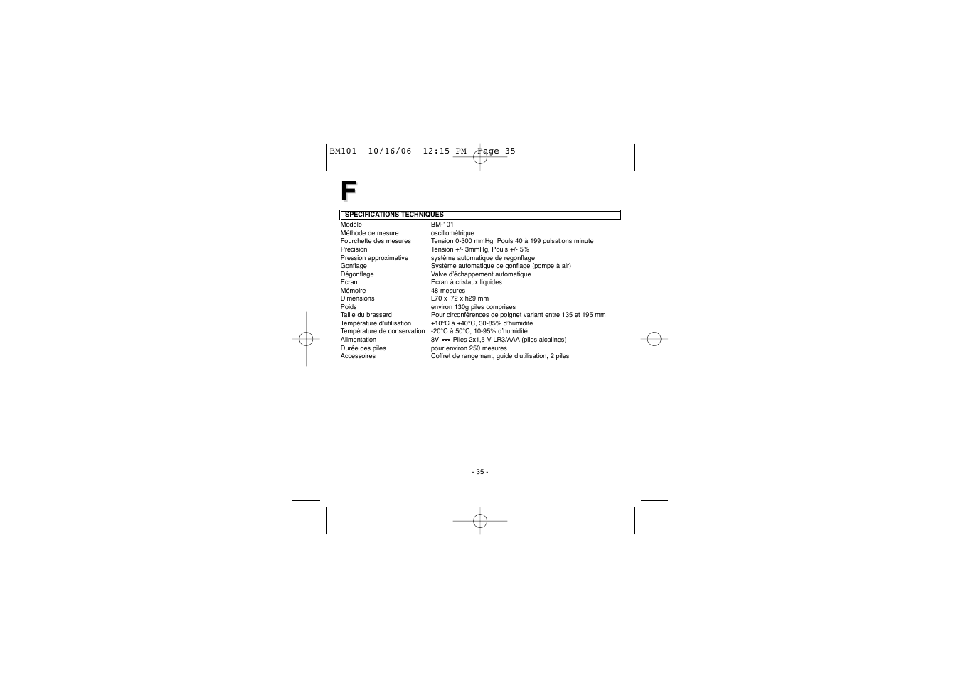 Elta BM-101 User Manual | Page 35 / 133