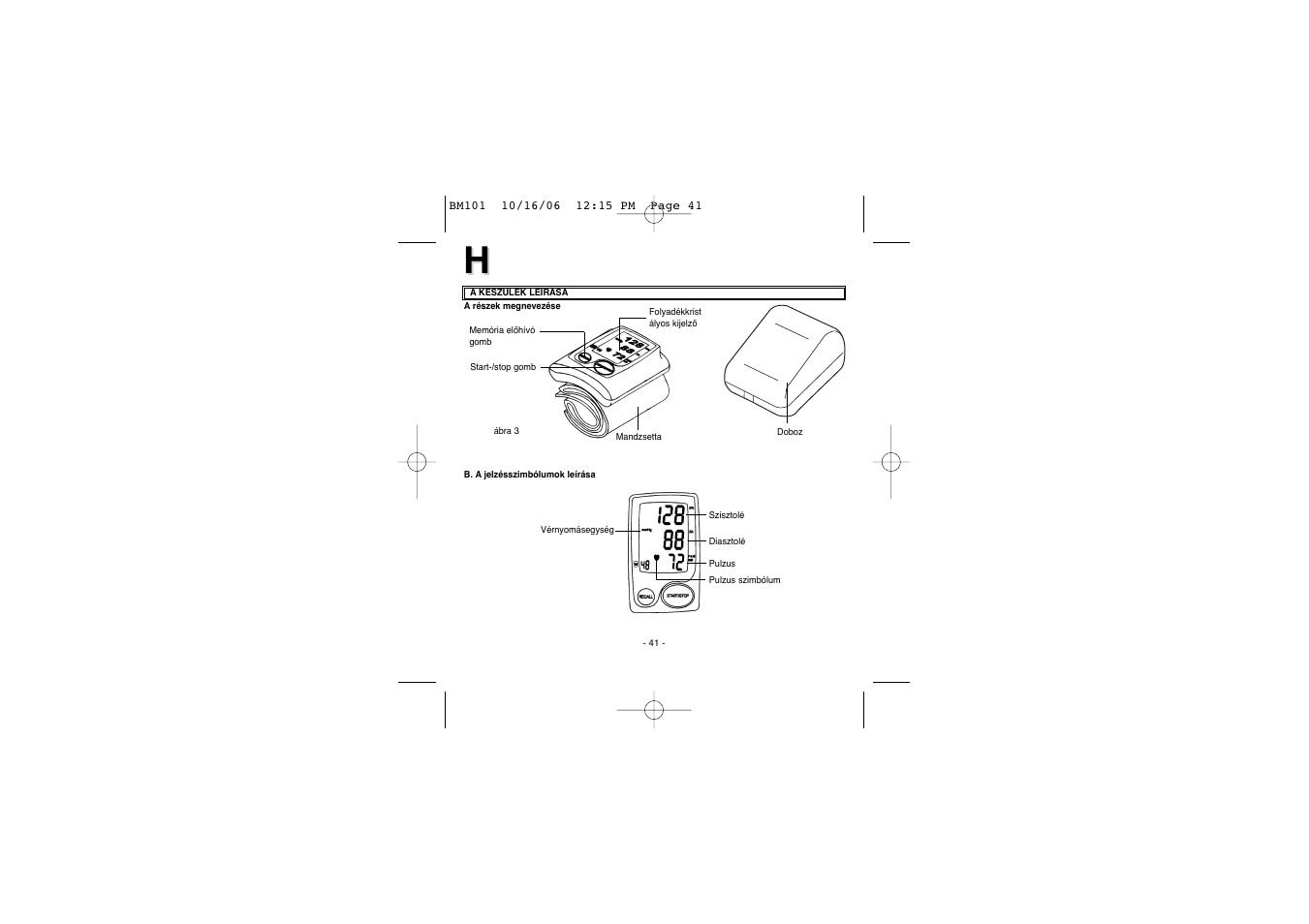 Elta BM-101 User Manual | Page 41 / 133