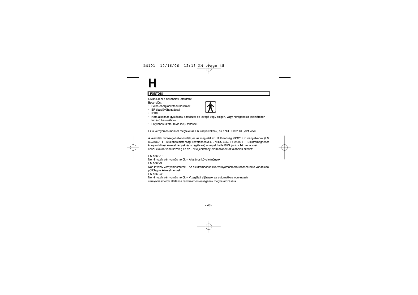 Elta BM-101 User Manual | Page 48 / 133