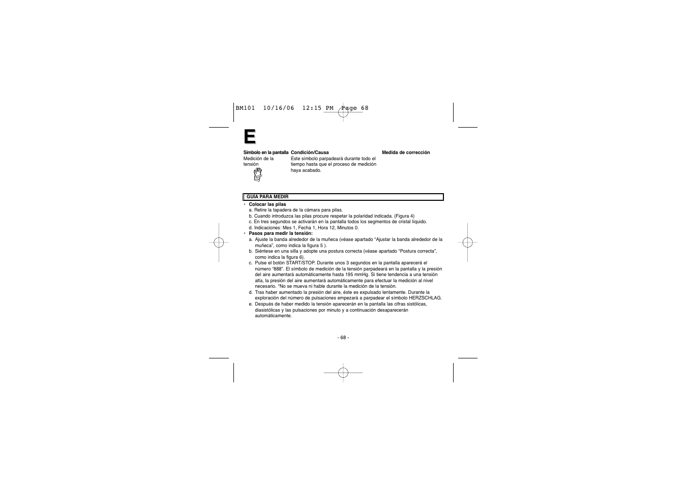 Elta BM-101 User Manual | Page 68 / 133