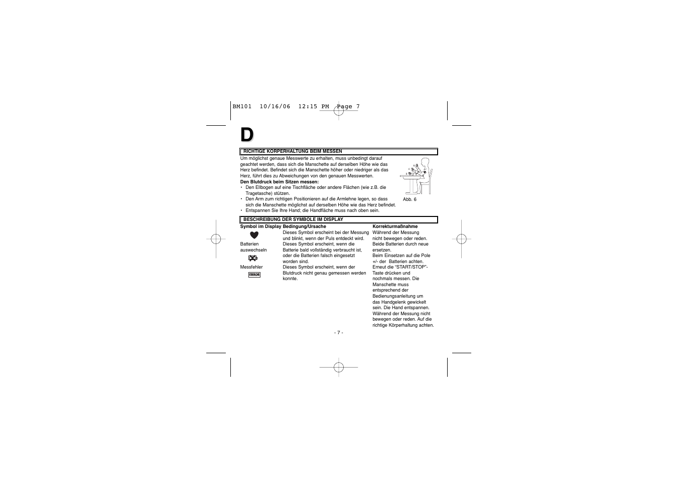 Elta BM-101 User Manual | Page 7 / 133