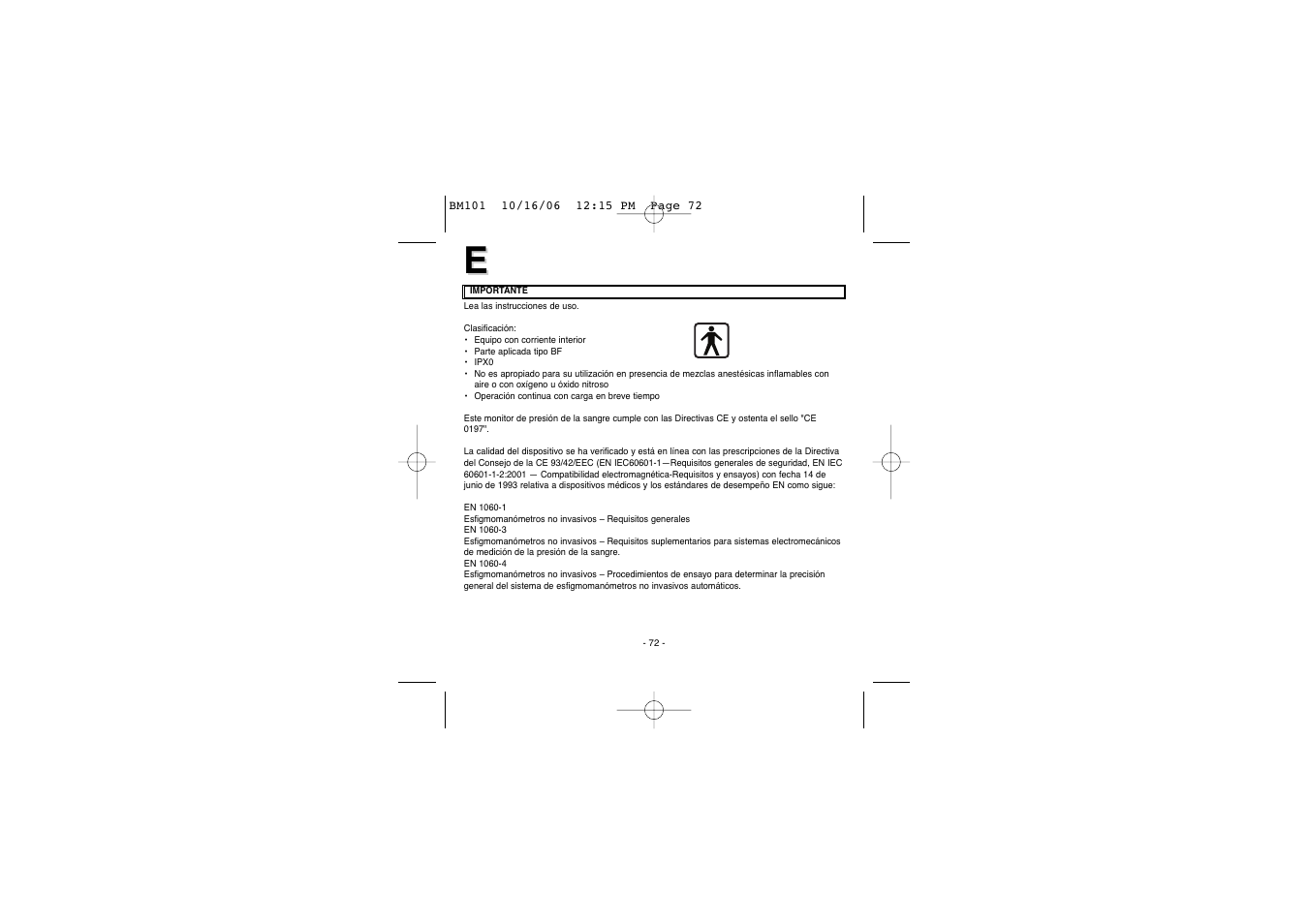 Elta BM-101 User Manual | Page 72 / 133