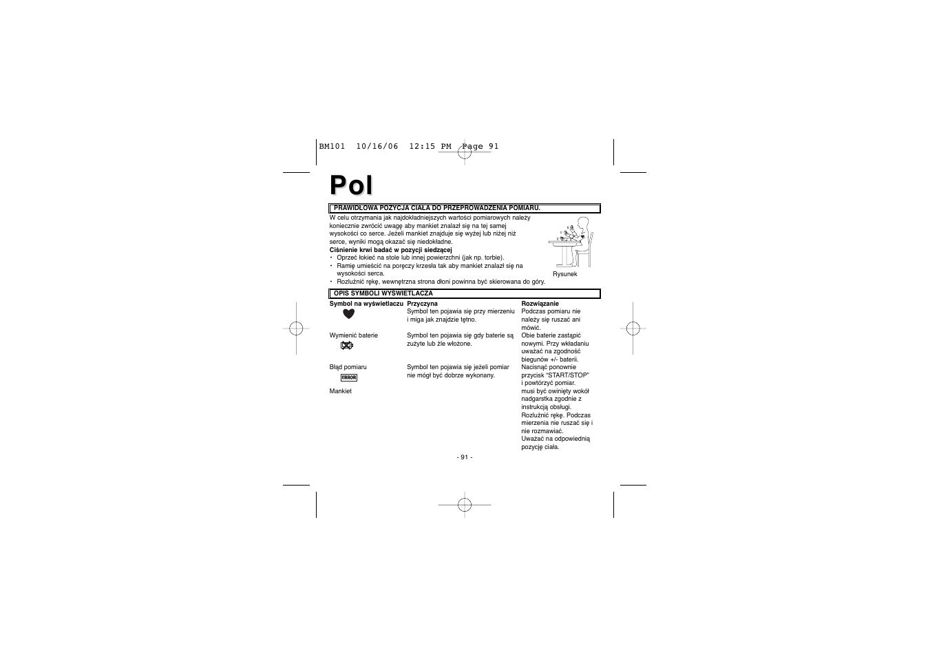 Elta BM-101 User Manual | Page 91 / 133