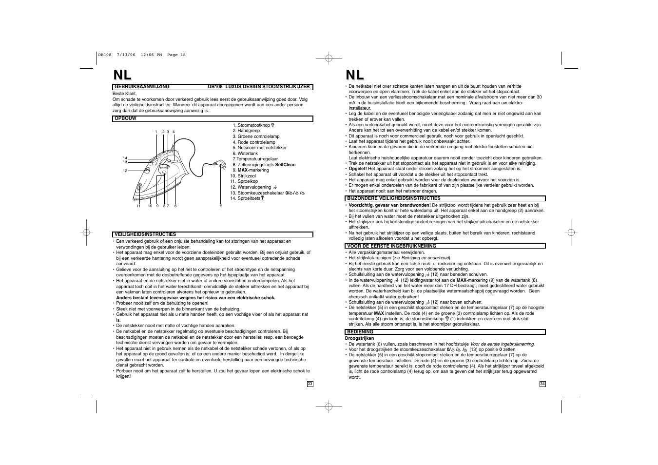 Elta DB108 User Manual | Page 18 / 19