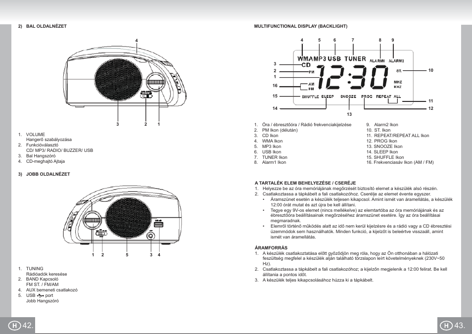 Elta 4574_im p042,43_h.pdf | Elta 4574 User Manual | Page 22 / 85