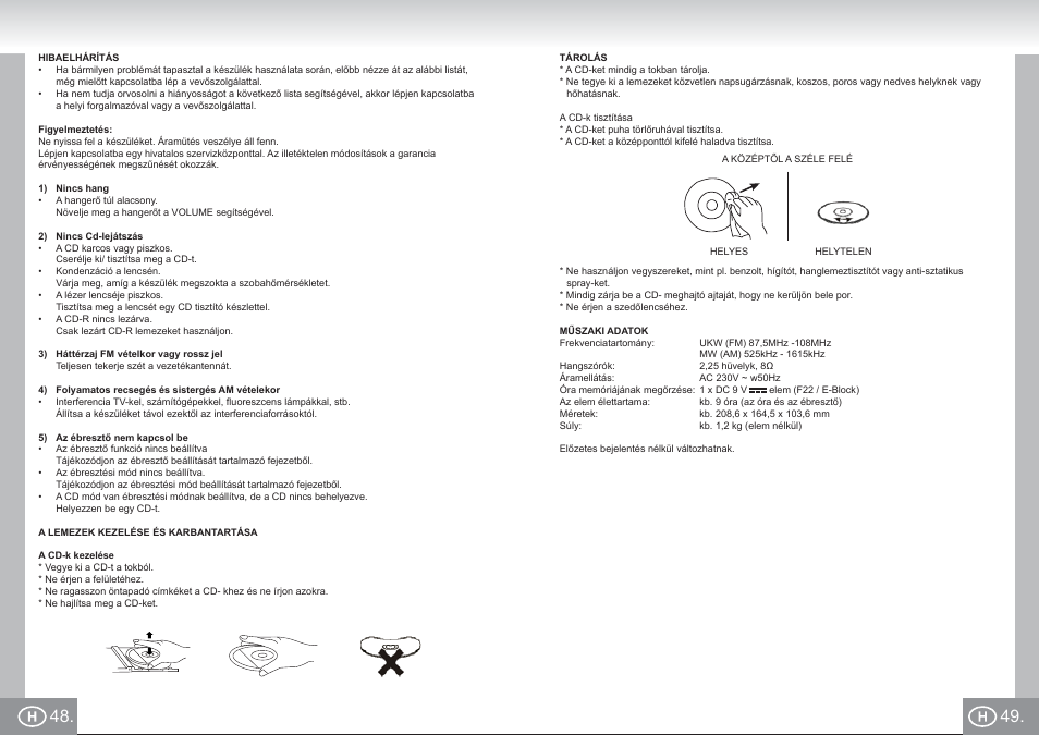 Elta 4574_im p048,49_h.pdf | Elta 4574 User Manual | Page 25 / 85