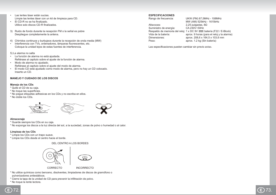 Elta 4574_im p072,73_e.pdf | Elta 4574 User Manual | Page 37 / 85