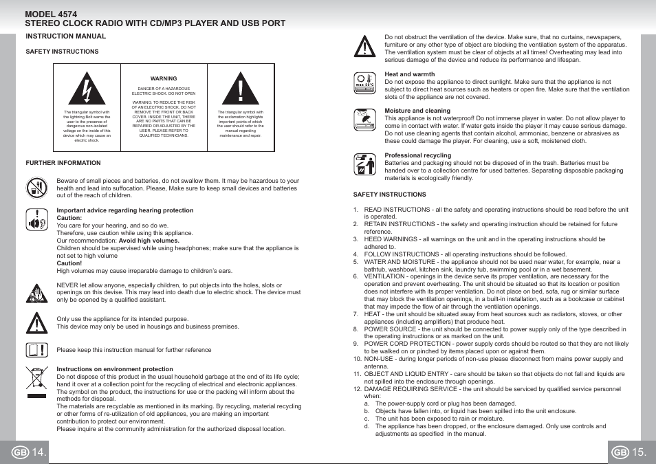 Elta 4574_im p014,15_gb.pdf | Elta 4574 User Manual | Page 8 / 85