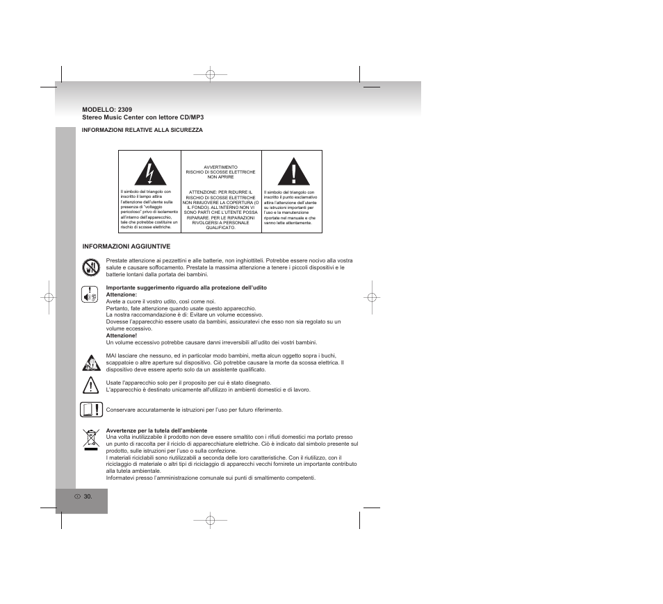 Elta 2309 User Manual | Page 30 / 72