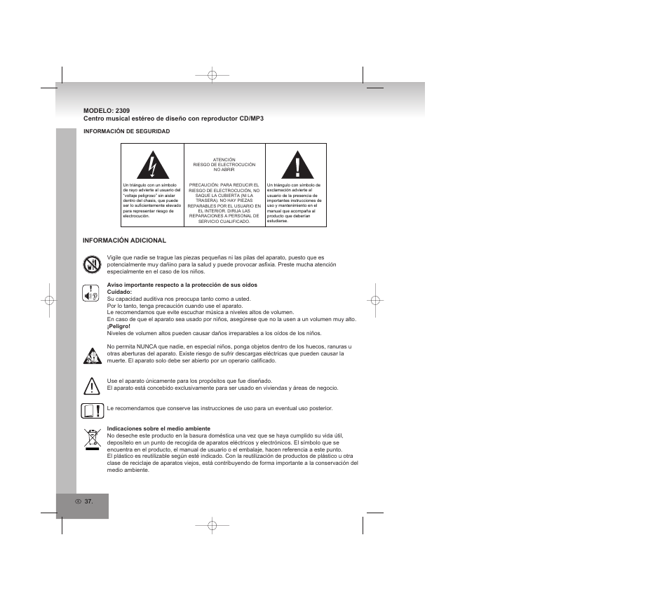 Elta 2309 User Manual | Page 37 / 72