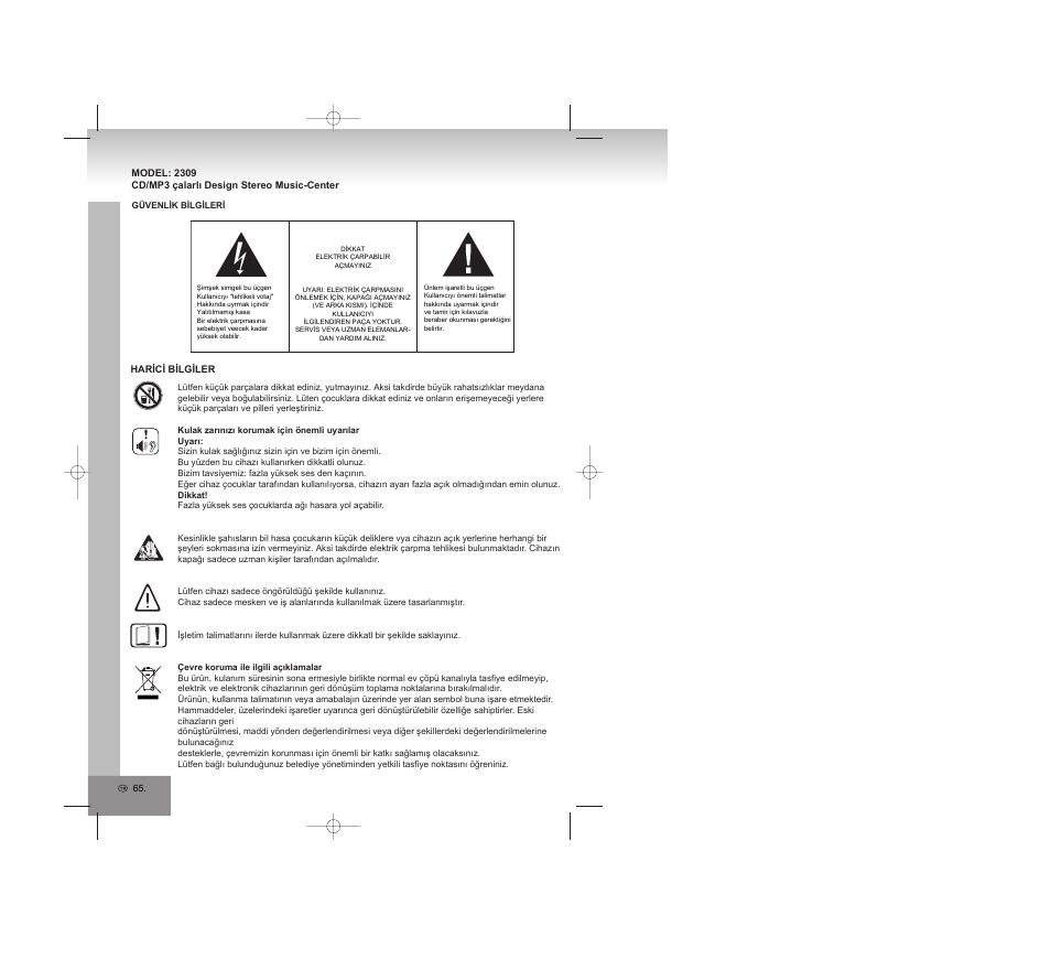 Elta 2309 User Manual | Page 65 / 72