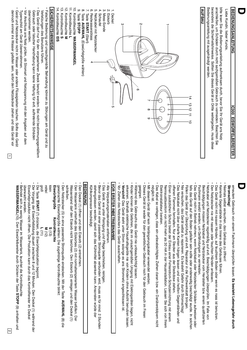 Elta IC300 User Manual | Page 2 / 16