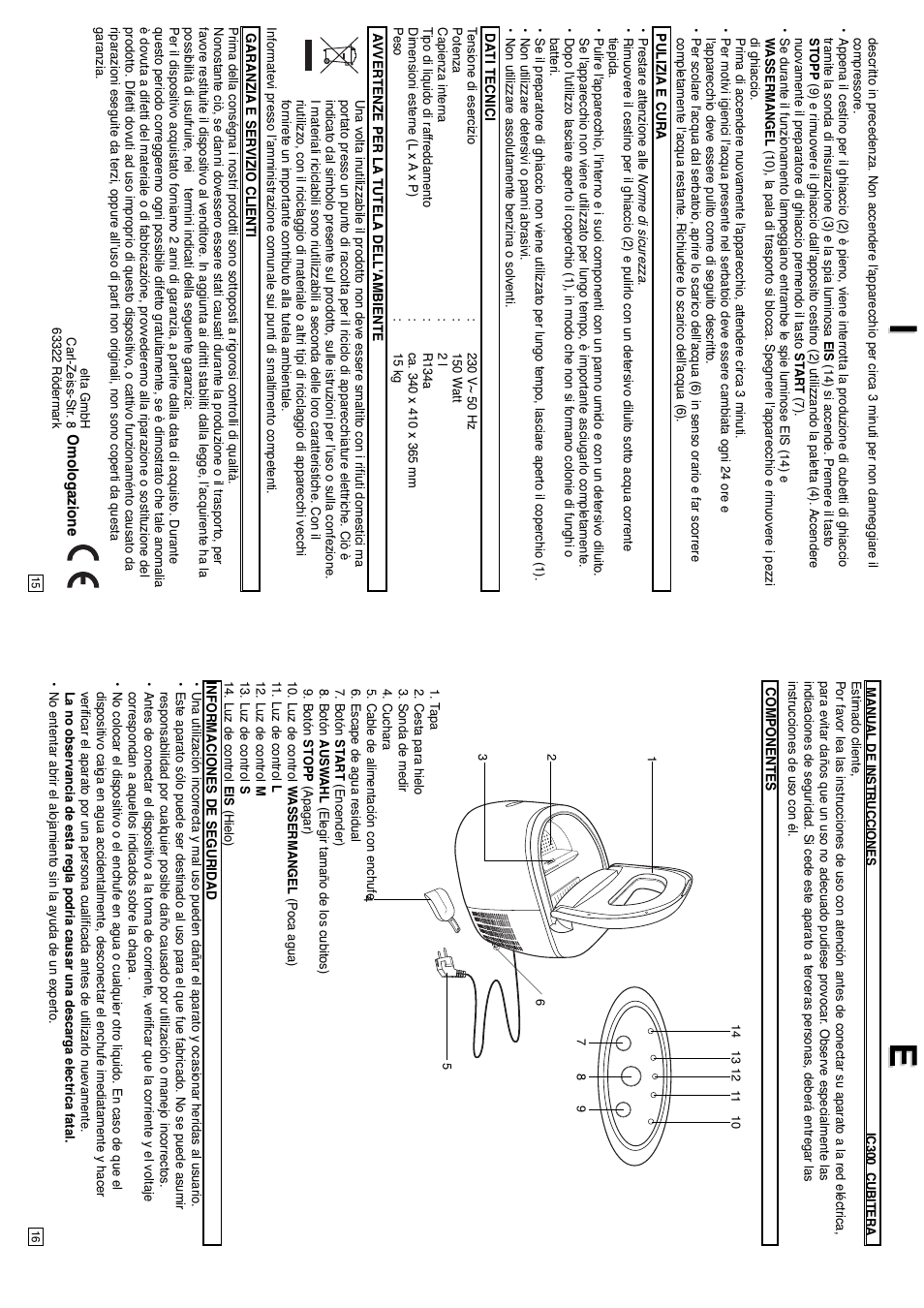 Elta IC300 User Manual | Page 9 / 16