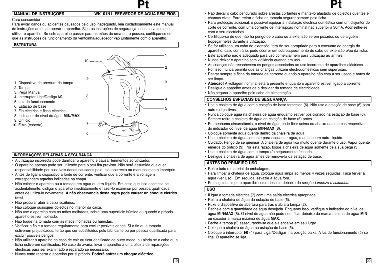 Elta WK101N1 User Manual | Page 11 / 18